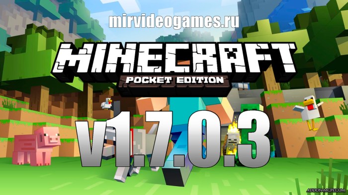 Minecraft pocket edition game