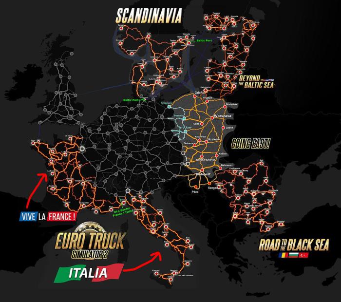 DLC Map Masjali ETS2: Pembaruan Peta Eksklusif