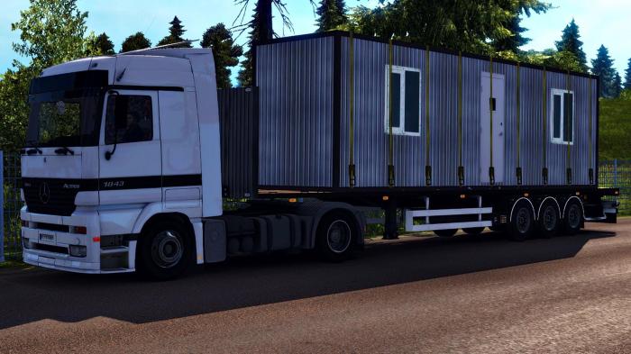 Mod Trailer Flatbed Owned ETS2: Kendaraan Kargo dengan Kapasitas Besar